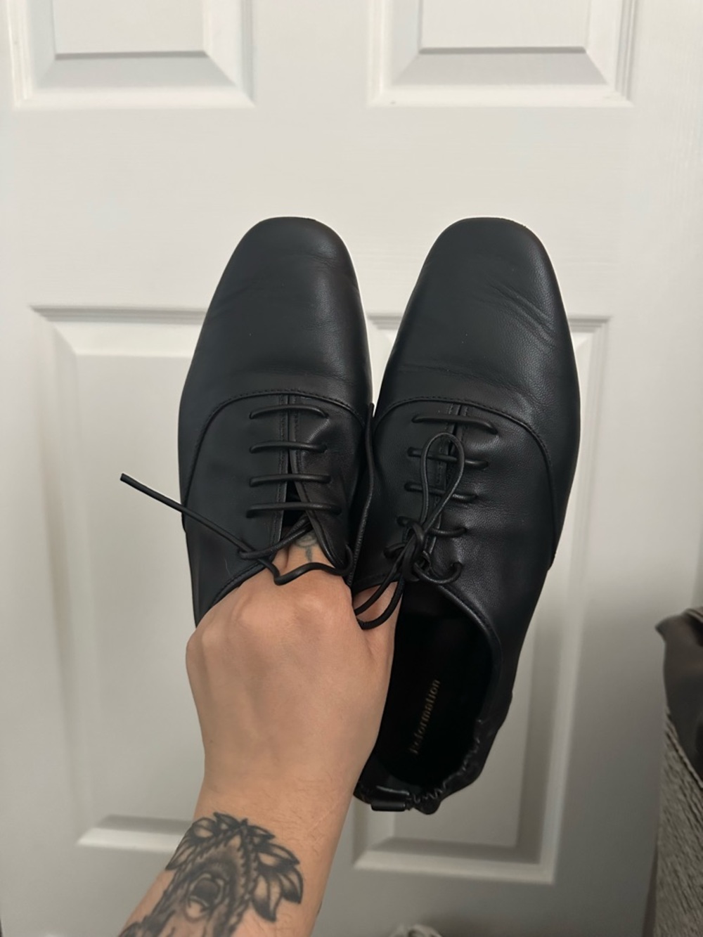 Reformation Marie Lace-up Oxford Loafer - Picture 2 of 5